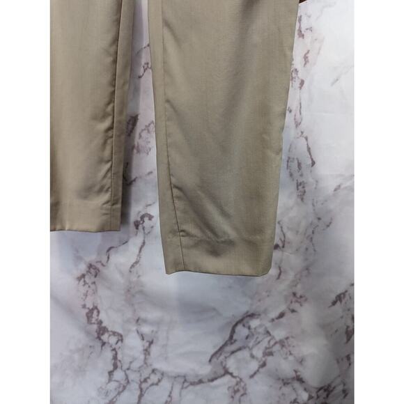 COS Pant Womens 30 Slack Wool Beige Crop Trouser High Rise Straight EUR 46 - Picture 5 of 11